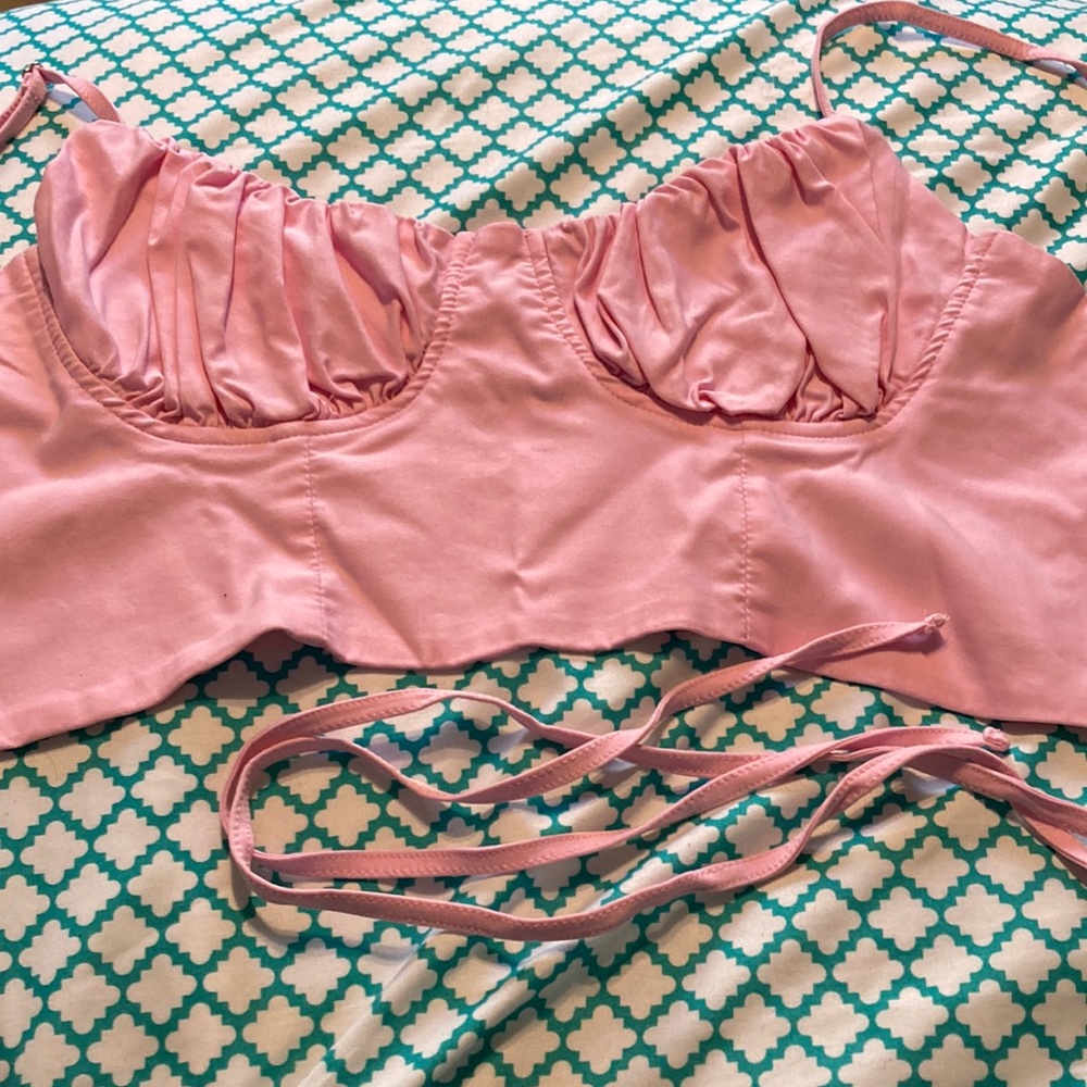 Pink crop